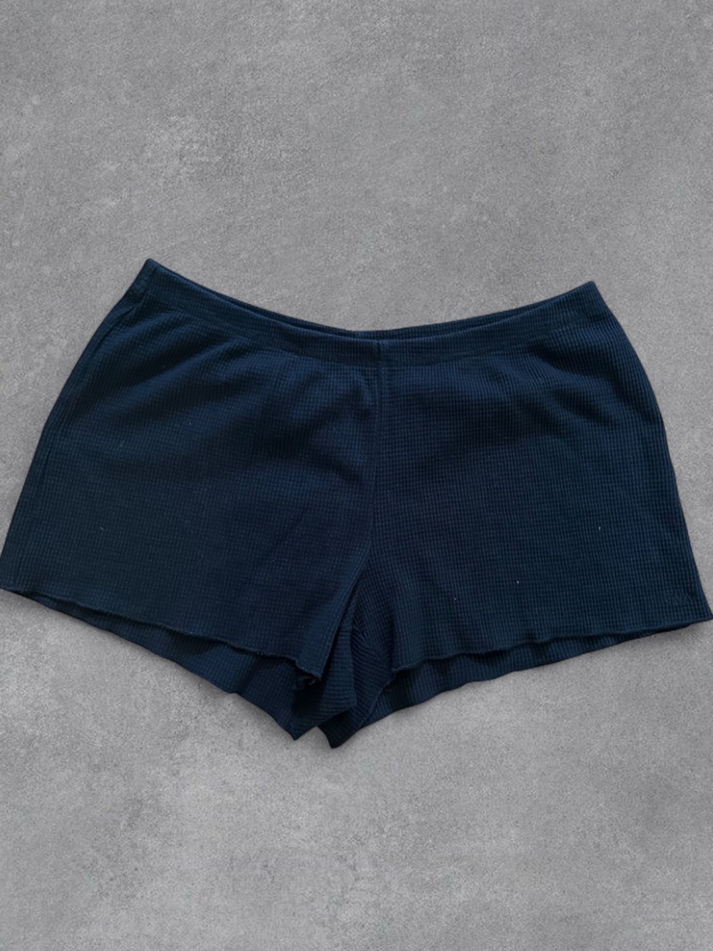 TNA Black Waffle Shorts